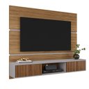 Ver imagem 1 de Painel Âmbar Cinamomo com Off-white com Ripado - Bechara