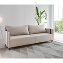 Ver imagem 1 de Estofado Living 2m 3 Lugares Adam Linho Bronze Durango - Casa Giulia