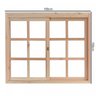 Janela de Madeira de Correr 100x100cm com Caixilho 9,4cm Ewk 390 Rondosul - 2