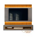 Ver imagem 2 de Home Com Led Ripado Suspenso 100% MDF TV Até 65 Polegadas Cinza Urbano Freijó Sol Shop JM