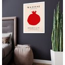 Ver imagem 2 de Quadro Decorativo Matisse Fruta Vermelha - 70x50cm:moldura Preta