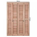 Ver imagem 4 de Porta de Madeira Balcão Pantográfica 213x140cm com Batente de 14cm Ewk 466 Rondosul