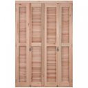 Ver imagem 1 de Porta de Madeira Balcão Pantográfica 213x140cm com Batente de 14cm Ewk 466 Rondosul