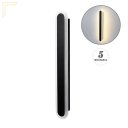 Ver imagem 1 de 5 Arandela Acrilico Aluminio Preto Corredor Lavabo Lup97