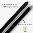 Ver imagem 4 de 5 Arandela Acrilico Aluminio Preto Corredor Lavabo Lup97