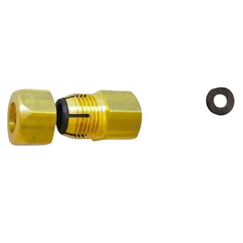 Mangueira Gás Encanado Flexível Malha de Aço e Adaptador:adaptador