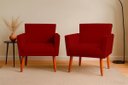 Ver imagem 2 de Kit 2 Poltrona Cadeira para Sala Confortável e Minimalista Paris em Suede