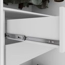 Ver imagem 7 de Guarda-roupas Casal 6 Portas 3 Gavetas Jazz com Pés sem Espelho - Lopas Branco