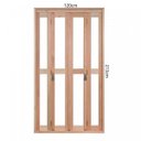 Ver imagem 3 de Porta de Madeira Balcão Pantográfica 213x120cm com Batente de 9,4cm Ewk 486 Rondosul