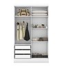 Guarda-roupa Modulado Casal 3 Peças 5 Portas 5 Gavetas com Maleiro Smart Plus - 14