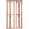 Porta de Madeira Balcão Pantográfica 213x140cm com Batente de 9,4cm Ewk 486 Rondosul - 2