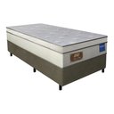 Ver imagem 2 de Cama Box Conjugado Solteiro com Colchão (88x73x188) Lux Firm Gazin Cr35314 Areia/marrom
