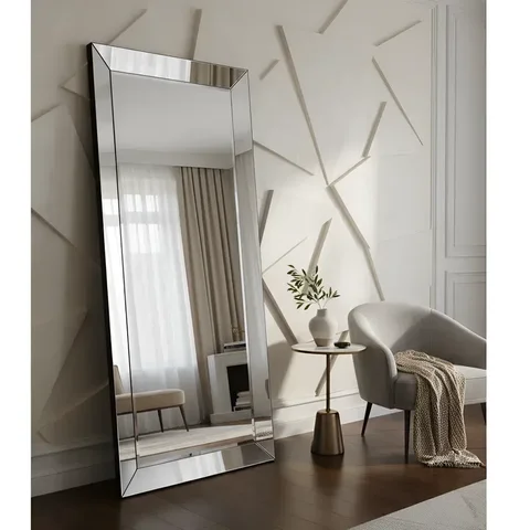 Espelho Chanfrado Bisote 70x170 Cm Chão ou Parede