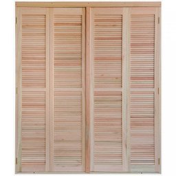 Porta de Madeira Balcão Pantográfica 213x160cm com Batente de14cm EWK 460 Rondosul  - 2