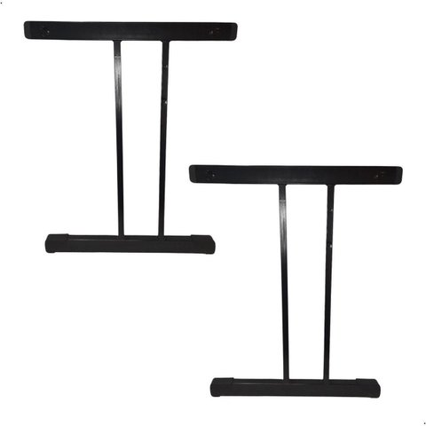 Par de Pé para Mesa de Escritório Reforçada -preto