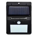 Ver imagem 2 de Luminária Parede Solar 30 Leds Sensor Movimento Luz Preto