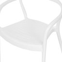 Ver imagem 3 de Cadeira Thonix Estrutura em Plástico Polipropileno Branca Tramontina 54cm