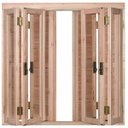 Ver imagem 3 de Janela de Madeira Veneziana 100x150cm Pantográfica Ewk 366 Rondosul