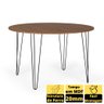 Mesa de Jantar Redonda 120cm Hairpin - Natural - 2