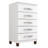 Cômoda Cannes 5 Gavetas Branco - Incorplac - 1