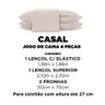 Jogo de Cama Casal 4 Peças Jolitex Ternille 300 Fios - Toque de Seda - Fendi - 7