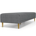 Ver imagem 7 de Kit 02 Puffs Decorativo Sala de Estar Bali W01 Pés Palito 210x60cm Pied Poule - Lyam Decor