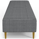 Ver imagem 6 de Kit 02 Puffs Decorativo Sala de Estar Bali W01 Pés Palito 210x60cm Pied Poule - Lyam Decor