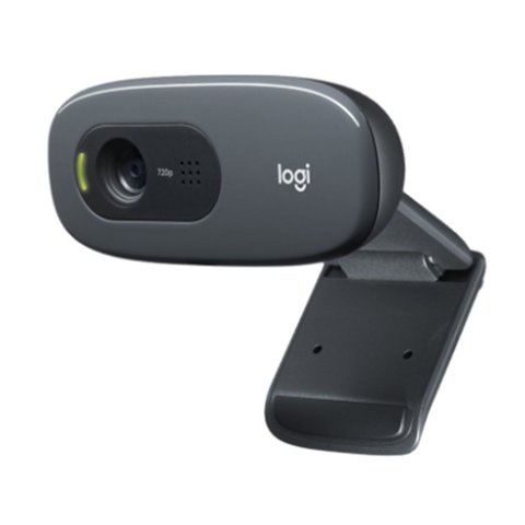 Webcam 1.0MP Logitech C270 Resolução HD 720P Chamada D Video