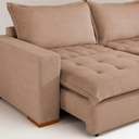 Ver imagem 5 de Sofa Cama Retratil 3 Lugares Milano Bege Design