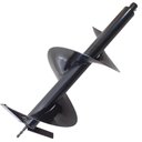 Ver imagem 2 de Broca Universal 80x30cm em Aço especial carbono Para Perfurador de Solo Com Eixo de Encaixe 20mm