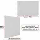 Ver imagem 2 de Cama Japonesa com Cabeceira Queen Almeria Corea Courino Caramelo Sallar Home