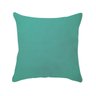 Capa de Almofada Lisa Veludo Azul Turquesa 50x50cm - 1