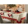 Toalha de Mesa Redonda Estampada Natal 4 Lugares 1,60m - Karsten - Sinos de Natal - 1