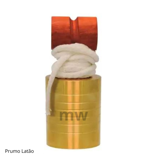 Prumo Latão Mw Pesado Nº6 (670gm)