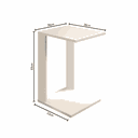 Ver imagem 4 de Mesa De Canto Apoio Lateral Ou Centro Retangular Madeira