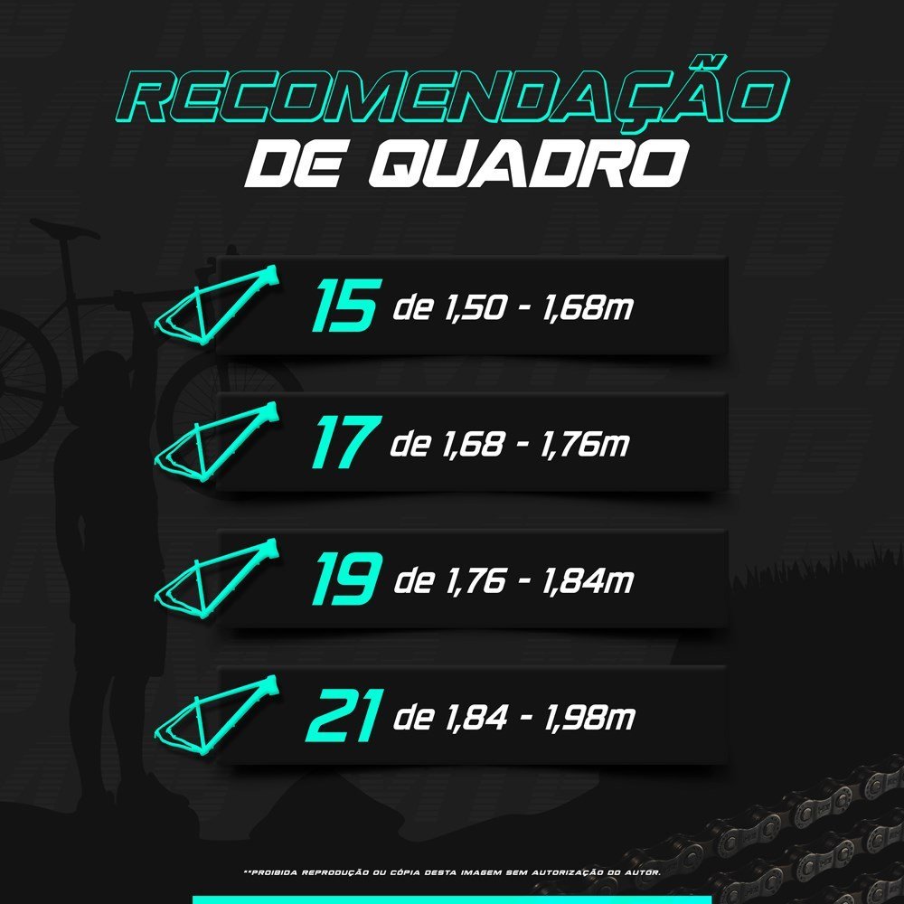 Bicicleta Venus Aro 29 Quadro 17 Aço 21v com Suspensão Freio Mecânico Preto Verde - Spaceline - 3