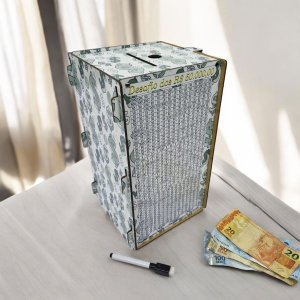 Cofre Japones Kakebo Desafio Dinheiro Torre 50 Mil Torre Din