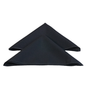 Ver imagem 1 de Kit 10 Pçs Guardanapo 10 Lugares Basic 35x35cm Liso Tecido Oxford: Preto