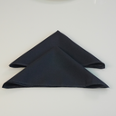 Ver imagem 2 de Kit 10 Pçs Guardanapo 10 Lugares Basic 35x35cm Liso Tecido Oxford: Preto