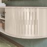 Rack Suspenso Modena Tvs até 60” Calacata Off White 288136 Madetec - 3