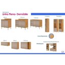 Ver imagem 7 de Cozinha Completa 2 Peças Plena CZ472 Cinamon/Nude Demóbile