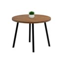 Ver imagem 5 de Mesa de Jantar 4 Lug Redonda 99cm Stellar Carraro Nog Pre