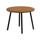 Ver imagem 1 de Mesa de Jantar 4 Lug Redonda 99cm Stellar Carraro Nog Pre