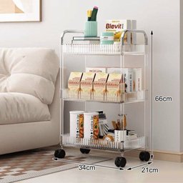 Carrinho Organizador Cozinha Sala Decoração Multiuso 3 Andares - 2