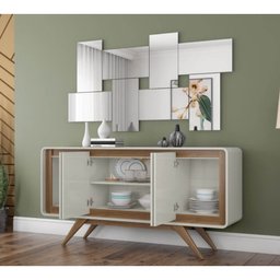 Buffet Channel Nature/off White - Fabrimóveis - 3