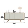 Buffet Channel Nature/off White - Fabrimóveis - 4