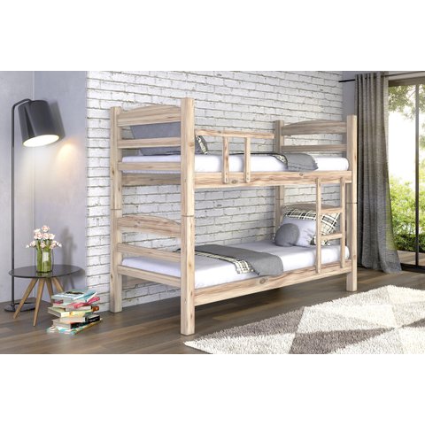 Beliche Reta Madeira Maciça sem Pintura