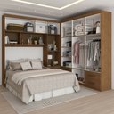 Ver imagem 2 de Guarda-roupa Casal Paradise 10 Portas 6 Gavetas com Espelho - Pm