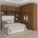 Ver imagem 1 de Guarda-roupa Casal Paradise 10 Portas 6 Gavetas com Espelho - Pm