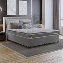 Ver imagem 6 de Cama Box Queen + Colchão Life D33 Pillow Top 56x158x198cm - Cinza - e-Shop Casa